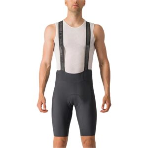 Castelli Espresso Men's Cycling Bibshort (Dark Gray)
