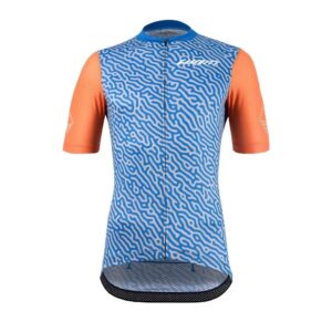 Gambitt Raptor 7 Mens Cycling Jersey (Fluo Orange Trail)