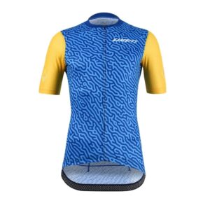 Gambitt Raptor 7 Mens Cycling Jersey (Fluo Yellow Trail)