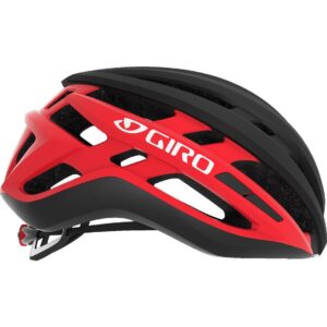 Giro Agilis MIPS Road Cycling Helmet (Matte Black/Bright Red) - Large (59-63)cm