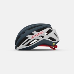 Giro Agilis Mips Road Cycling Helmet (Matte Midnight/White/Bright Red) - Large (59?3)cm