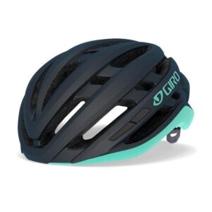 Giro Agilis Road Cycling Helmet (Matte Midnight/Cool Breeze) - Medium (55-59)cm