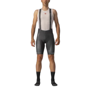 Castelli Free Aero RC Pro Mens Cycling Bibshorts (Dark Gray/White)