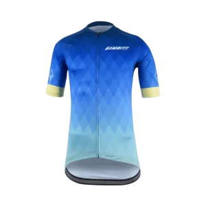 Gambitt Classic Mens Cycling Jersey (Cerulean Yellow)